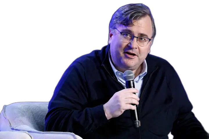 Reid Hoffman, LinkedIn, a leader tracked by The Conviction Index